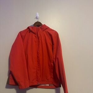 Free Country Women's Red Orange Hooded Full Zip Jacket XL Cold Weather Staples